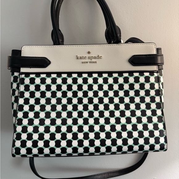 kate spade Handbags - Kate Spade Black and White Patterned Women's Bag